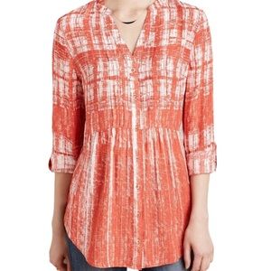 Anthropologie Maeve Calia Abstract Print Tunic